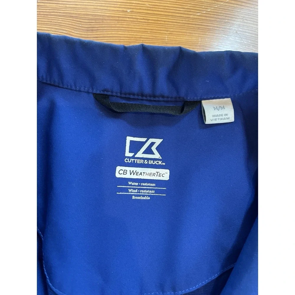 Boston Strong Police Athletic League Windbreaker‎ jacket Men M, Cutter Buck Blue
